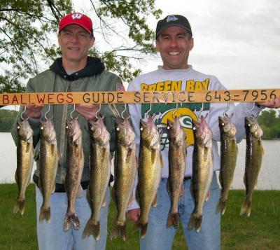 Dave Bishop & Chuck Markham with some eaters